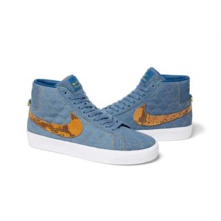 シュプリーム(Supreme)のSupreme Nike SB Blazer Mid Denim 26.5☆(スニーカー)