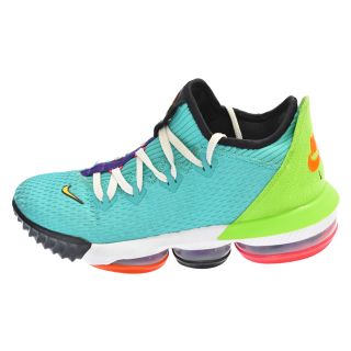 ナイキ(NIKE)のNIKE ナイキ LeBron16 Low レブロン ローカットスニーカー レディーススニーカー ブルー US9 CI2668-301(スニーカー)