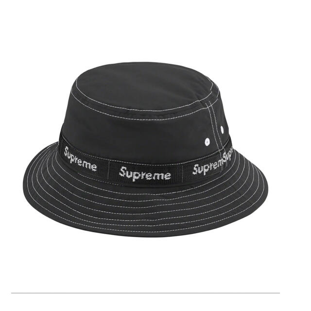 Supreme Webbing Crusher "Black"帽子