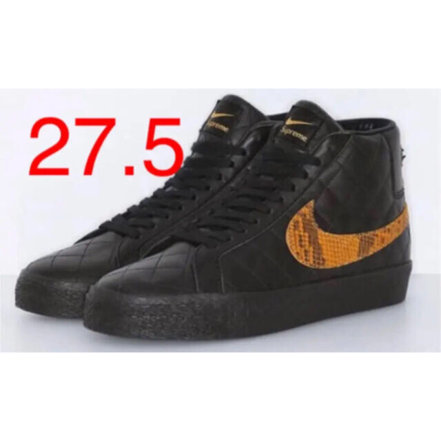 ✅　Supreme Nike SB blazer mid black 27.5