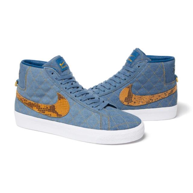Nike SB blazer mid blue denim 28.5cm | www.jarussi.com.br