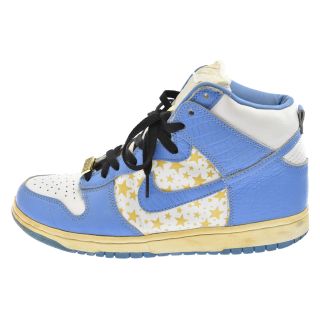 ナイキ(NIKE)のNIKE ナイキ ×SUPREME DUNK HIGH PRO SB シュプリーム ダンクハイプロ ハイカットスニーカー ユニバーシティブルー 307385-141(スニーカー)