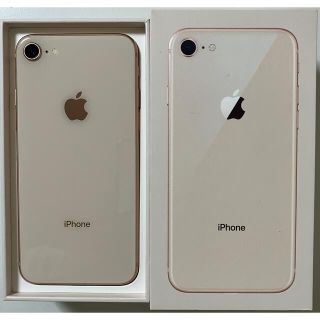 SIMフリー iPhone8 64GB ゴールド 上美品