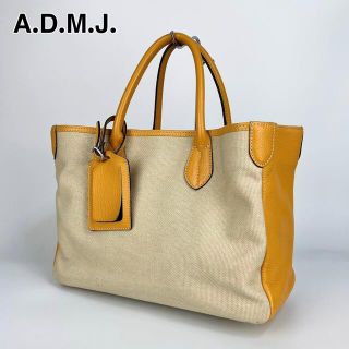 エーディーエムジェイ(A.D.M.J.)の22S218 A.D.M.J エーディーエムジェー ハンドバッグ キャンバス (ハンドバッグ)