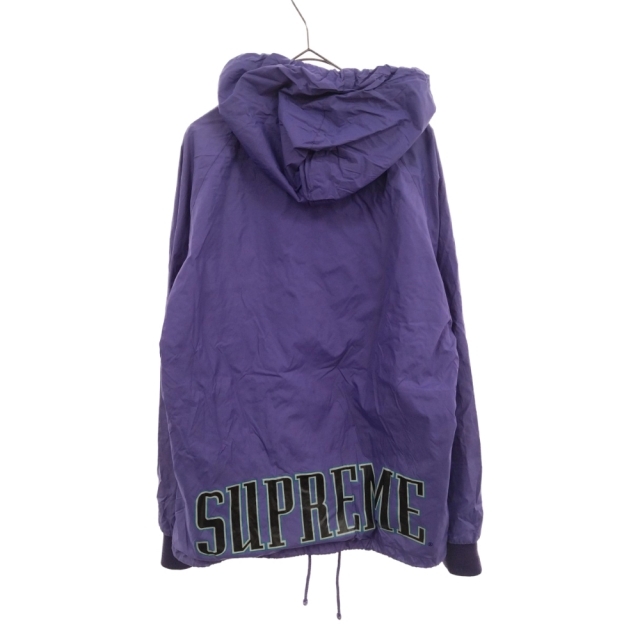 Supreme(シュプリーム)のSUPREME シュプリーム 12SS Hooded Coaches Jacket 裾ロゴ フーデッドコーチジャケット パープル メンズのジャケット/アウター(フライトジャケット)の商品写真