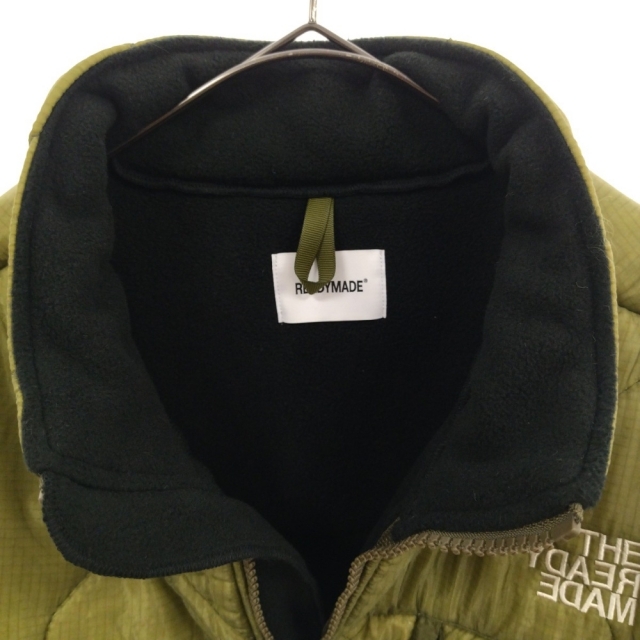 LADY MADE(レディメイド)のREADY MADE レディメイド 20AW FLEECE JACKET ライナー切替フリースジャケット ジップアップブルゾン ブラック×カーキ RE-PO-BL-00-00-110 メンズのジャケット/アウター(ブルゾン)の商品写真