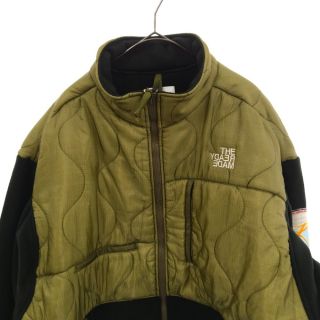 63k9 READY MADE レディメイド 20AW Fleece Jacket フリースジャケット ライナー切替 2 カーキ ホワイト ブルゾン アウター 羽織 上着