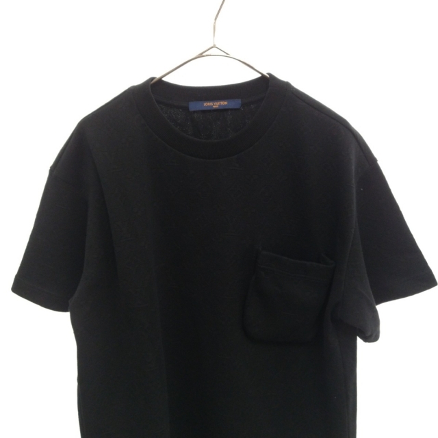 LOUIS VUITTON(ルイヴィトン)のLOUIS VUITTON ルイヴィトン シグネチャー3Dポケット モノグラムTシャツ カットソー RM212Q TCL HIY49W ブラック メンズのトップス(Tシャツ/カットソー(半袖/袖なし))の商品写真