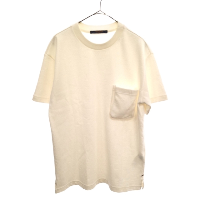 LOUIS VUITTON ルイヴィトン シグネチャー3Dポケット モノグラムTシャツ カットソー RM212Q TCL HIY49W ホワイト