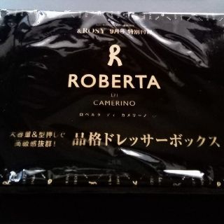 ロベルタディカメリーノ(ROBERTA DI CAMERINO)の＆ROSY 9月号 ロベルタ 品格ドレッサーボックス(ポーチ)