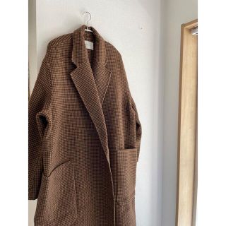 トゥデイフル(TODAYFUL)のOver Check Coat サイズ38(ロングコート)