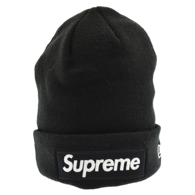 SUPREME シュプリーム 21AW New Era Box Logo Beanie BOXロゴビーニー ニット帽 黒 ブラック