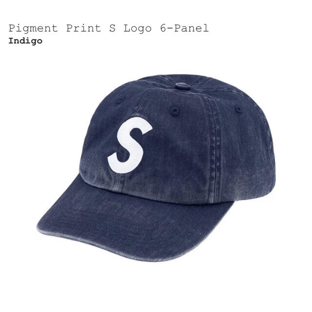 帽子Supreme 22fw Pigment print Slogo 6panel