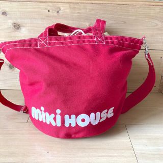 ミキハウス(mikihouse)の非売品　ミキハウス　バケツ型トートバッグ　マザーバック新品 miki HOUSE(マザーズバッグ)