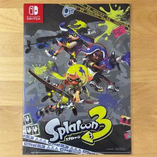 ニンテンドウ(任天堂)の［新品未使用］スプラトゥーン3/クリアファイル(クリアファイル)