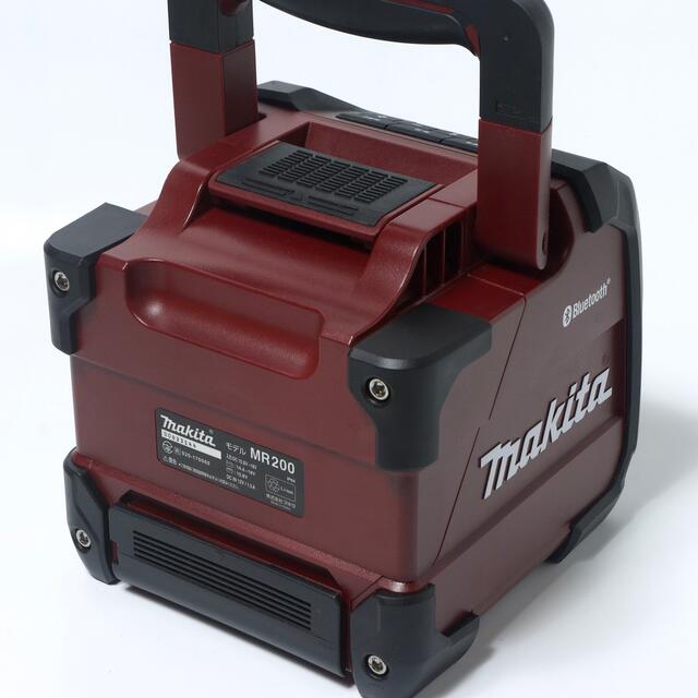 Makita(マキタ)の星君様専用 マキタ MR200 充電式スピーカー 限定カラー レッド スマホ/家電/カメラのオーディオ機器(スピーカー)の商品写真