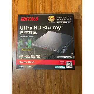 バッファロー(Buffalo)のBUFFALO ポータブルブルーレイドライブ BRUHD-PU3-BK(PC周辺機器)