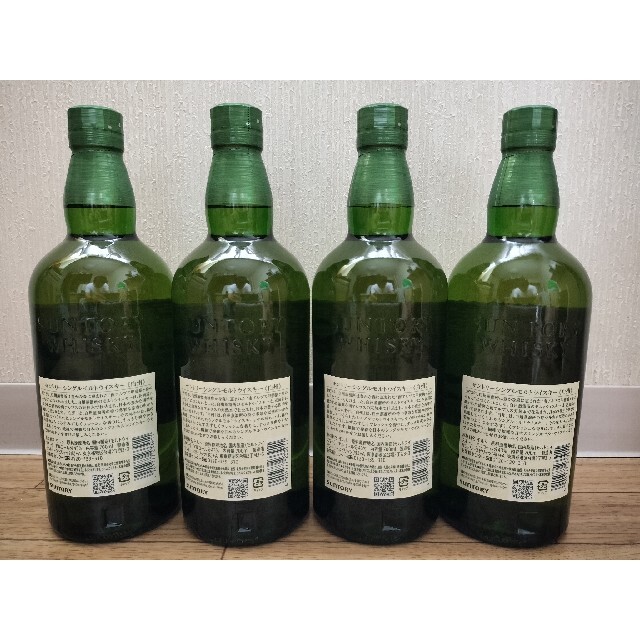 サントリー 白州NV シングルモルトウイスキー 700ml 箱無し ４本セット ...