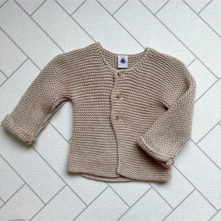 プチバトー(PETIT BATEAU)のプチバトー　カーディガン　ニット(ニット/セーター)