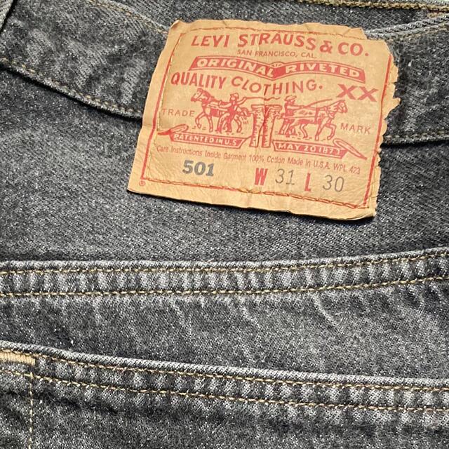 VINTAGE levis black 501