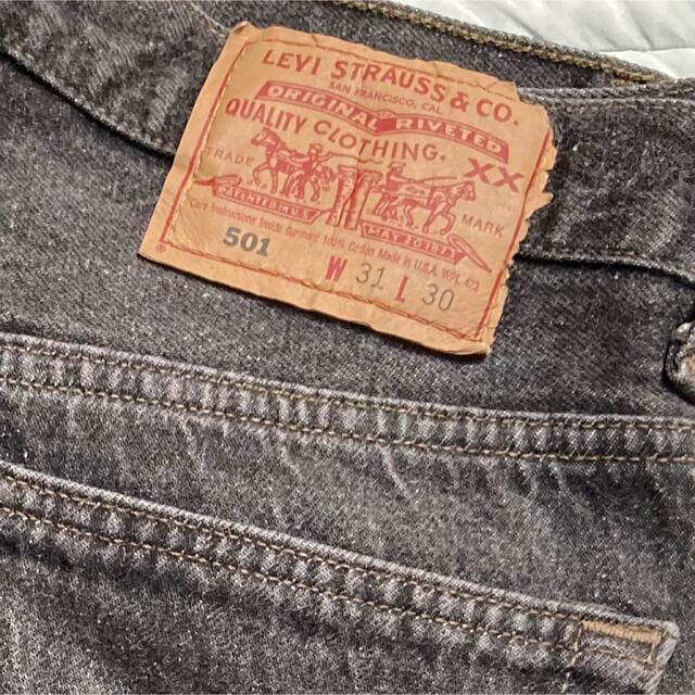 VINTAGE levis black 501