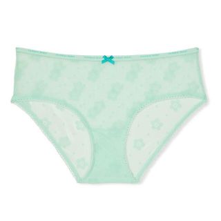 ヴィクトリアズシークレット(Victoria's Secret)の【新品】victoria's secret ショーツ　レース　フラワー　グリーン(ショーツ)