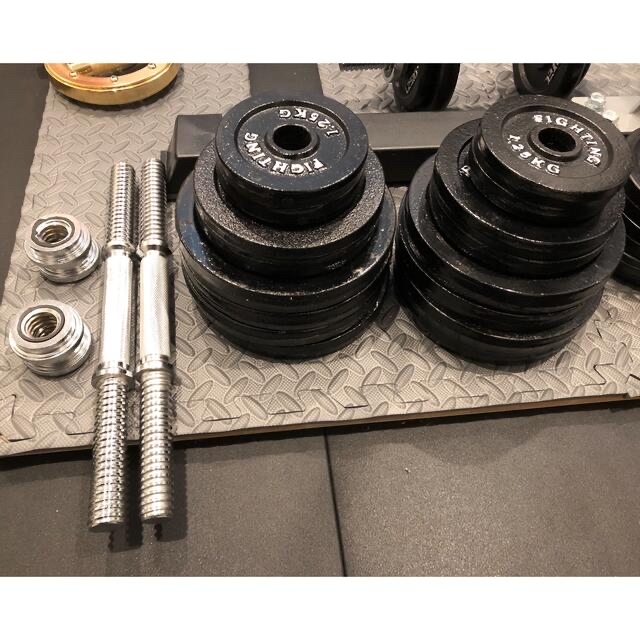 ダンベル 可変式 ブラック 60kgセット 30kg×2個 離島不可 値下げ不可 ...