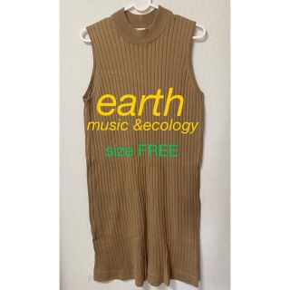 アースミュージックアンドエコロジー(earth music & ecology)のearth  ニットノースリーブワンピース　  (その他)