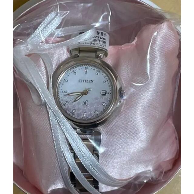 新品★シチズン クロスシー ES9465-68W サクラピンク腕時計