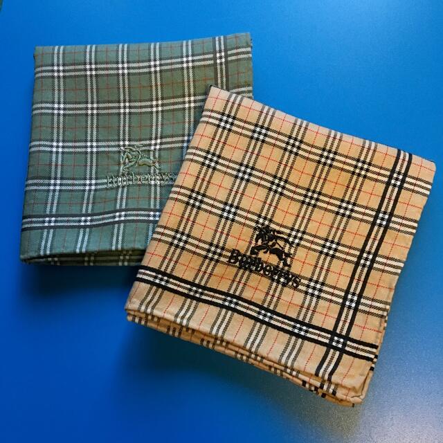 BURBERRY(バーバリー)の【美品☆】BURBERRY バーバリー ハンカチ ノバチェック 2枚セット メンズのファッション小物(ハンカチ/ポケットチーフ)の商品写真