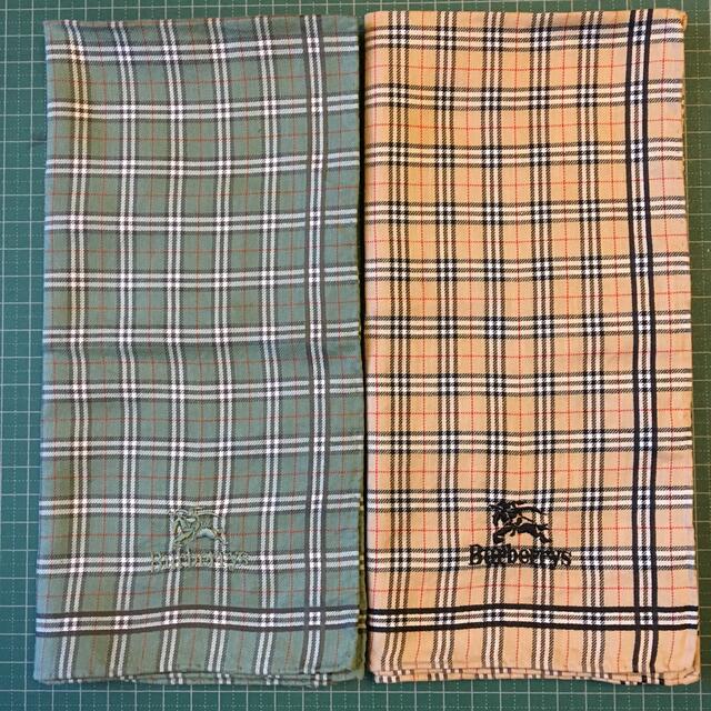 BURBERRY(バーバリー)の【美品☆】BURBERRY バーバリー ハンカチ ノバチェック 2枚セット メンズのファッション小物(ハンカチ/ポケットチーフ)の商品写真