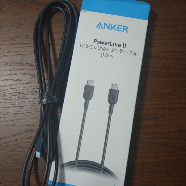 Anker PowerLine II USB-C & USB-C ケーブル スマホ/家電/カメラのスマホアクセサリー(その他)の商品写真