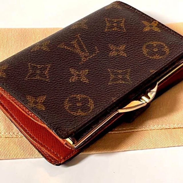 【美品】LouisVuitton モネ　ビエ　ヴィエノワ　ガマ口財布　折財布