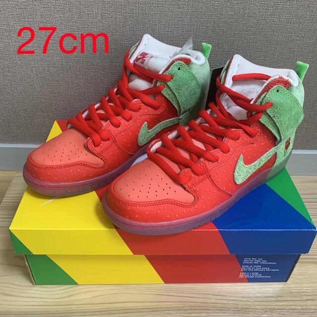 Nike SB Dunk High Strawberry Cough 27cm