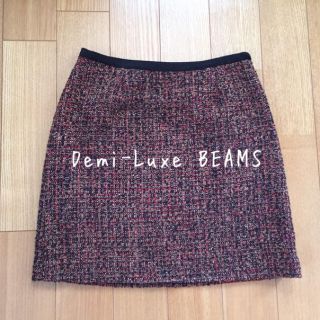 デミルクスビームス(Demi-Luxe BEAMS)のDemi-Luxe BEAMS ツイードスカート♡ (ミニスカート)