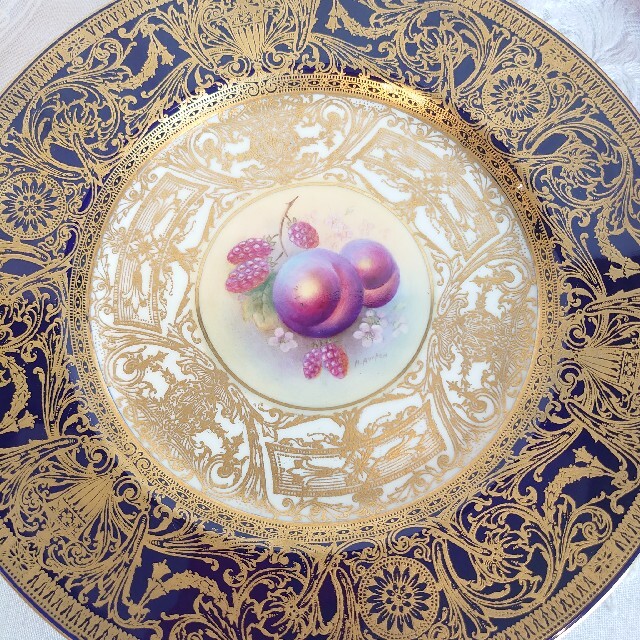 MADE IN ENGLAND・ROYAL WORCESTER・飾り皿・新品同様 | www 