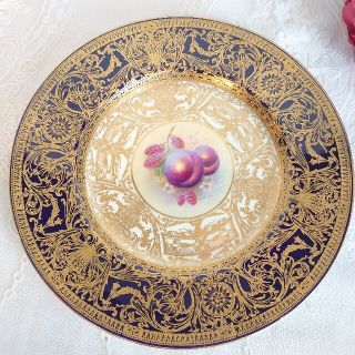 ロイヤルウースター(Royal Worcester)のロイヤルウースター　ペインテッドフルーツ　飾皿(食器)