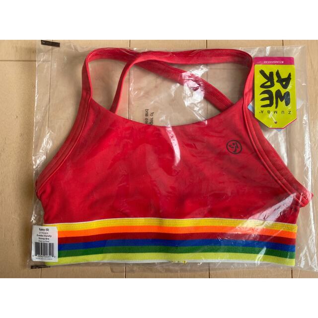 Zumba(ズンバ)のZUMBA Zumba Varsity Scoop Bra ズンバ　スポーツブラ レディースのトップス(タンクトップ)の商品写真