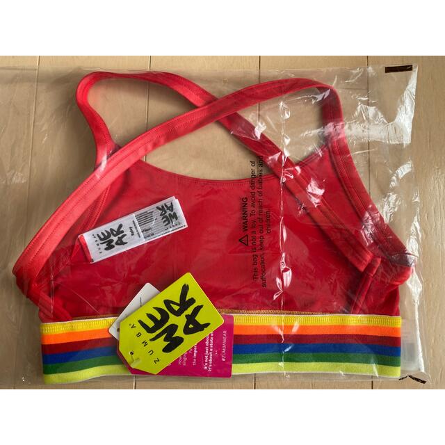 Zumba(ズンバ)のZUMBA Zumba Varsity Scoop Bra ズンバ　スポーツブラ レディースのトップス(タンクトップ)の商品写真