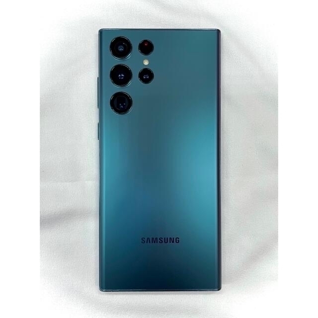 SAMSUNG(サムスン)のSAMSUNG Galaxy S22 Ultra 【グリーン】 スマホ/家電/カメラのスマートフォン/携帯電話(スマートフォン本体)の商品写真