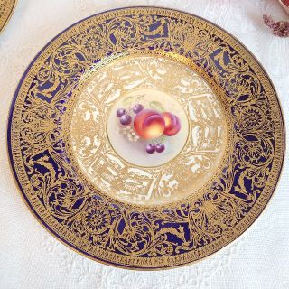 ロイヤルウースター(Royal Worcester)のロイヤルウースター　ペインテッドフルーツ　飾皿(食器)