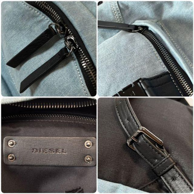 DIESEL - 【美品】DIESEL デニム リュック ブルー サック バッグ