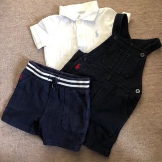 ラルフローレン(Ralph Lauren)のラルフローレン　子供服3点セット　サイズ70〜75(ロンパース)