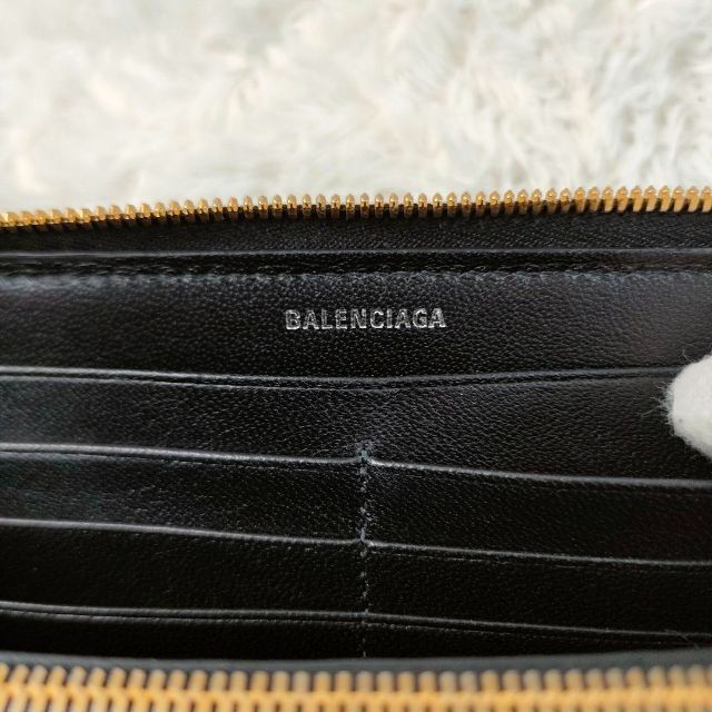 Balenciaga(バレンシアガ)の美品✨バレンシアガ 長財布 エブリデイ ラウンドファスナー レザー ブラック メンズのファッション小物(長財布)の商品写真