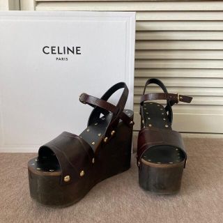 セリーヌ(celine)のCELINE ウエッジサンダル 36サイズ(サンダル)