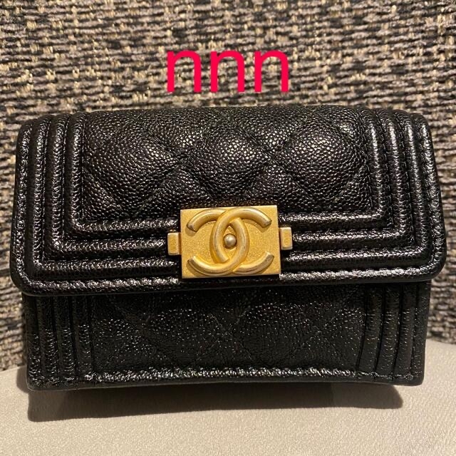 今年人気のブランド品や CHANEL - CHANEL 三つ折り ウォレット 財布