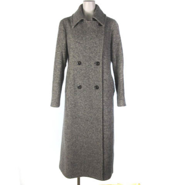 23区 18AW Moessmer ウール ロングコート グレー 36 人気の春夏 7848円