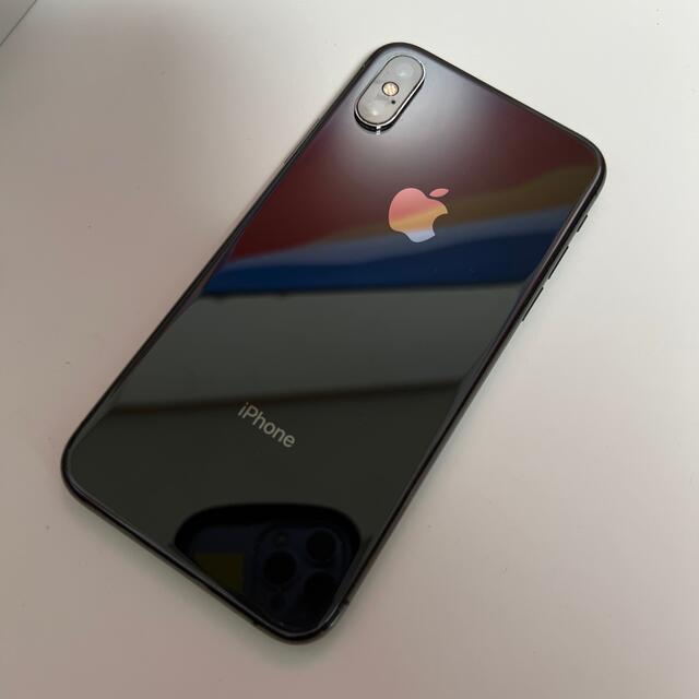 iPhone(アイフォーン)のiPhone xs 256GB スペースグレー（美品） スマホ/家電/カメラのスマートフォン/携帯電話(スマートフォン本体)の商品写真