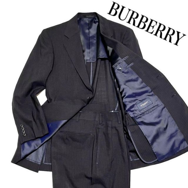 BURBERRY - 【極美品】BURBERRY セットアップスーツ ネイビー