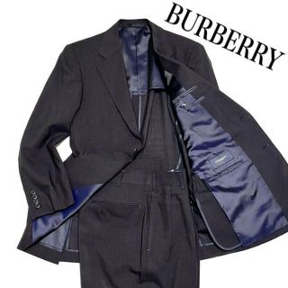 BURBERRY - 【極美品】BURBERRY セットアップスーツ ネイビー